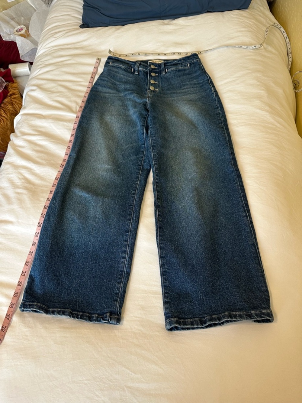 Madewell The Perfect Vintage Wide-Leg Jean - Size 26P